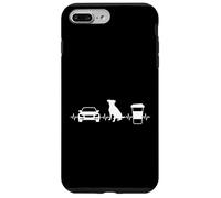 Vendeur de Voiture rétro Amusant avec Chiens de café Coque pour iPhone 7 Plus/8 Plus