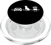 Vendeur de Voiture rétro Amusant avec Chiens de café PopSockets PopGrip pour MagSafe