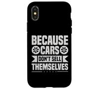 Vendeur de Voitures drôle, Vendeur d'automobiles, carrière, Amateur de Voitures Coque pour iPhone X/XS