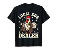 Vendeur d'œufs Local, éleveur de Poulet drôle joyeuses Pâques T-Shirt