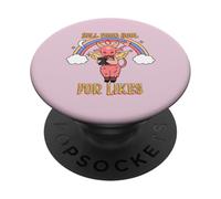 Vendez Votre âme pour des Likes (Anti-réseaux Sociaux) (Joli graphisme) PopSockets PopGrip Adhésif