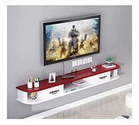 Vendics Tv Stand Cabinet Tv Wall Units For Living Room Tv Console Tv Stand Wall Mounted Cabinet Floating Entertainment Unit Suitable For/Dvd/Cd/Av Equipment/Living Room/B / 130X24X15Cma130X24X15Cm