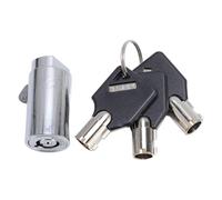 Vending Machine Lock with 3 Keys | Zinc Alloy Theft Deterrent Tubular Key Lock for Vending Machine Safe/Industrial Cabinet/Storage Box | High Security T Handle Design