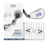 Vendix 152x Golf Impact Sticker - Impact Tape résistant aux intempéries pour Un entraînement Tout au Long de l'année afin d'atteindre Le Sweet Spot (Iron)