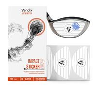 Vendix 152x Golf Impact Sticker - Impact Tape résistant aux intempéries pour Un entraînement Tout au Long de l'année afin d'atteindre Le Sweet Spot (Driver)
