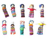 vendo Poupées anti-soucis, Lot de 10, Grande 6 cm, Poupées à soucis, Quitapenas, Poupées tracas, Mangeuses de chagrins