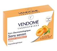 VENDOME Pain dermatologique, huile d'abricot bio - Le savon de 100g