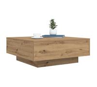 Vendre à perte - Table basse,Table latérale avec lumières LED Chêne artisan 80x80x31cm 1614313