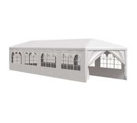 Vendre à perte - Tonnelle de jardin/Pavillon - Protection UV, 3x12 m Blanc 27337