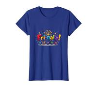 Vendre! Célébration colorée pour Les Guerriers du Week-End T-Shirt, Femme, Bleu Royal, L