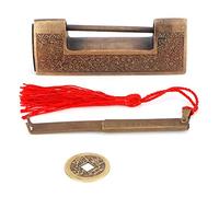 Vendre de cuivre antique verrouillage chinois de style chinois pour les x de mariage en boîte à bijoux (Espacement de 5 cm)