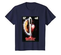 Vendredi 13, Halloween Design Jason est de Retour T-Shirt, Enfant, Bleu Marine, 6 Ans