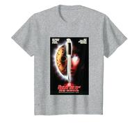 Vendredi 13, Halloween Design Jason est de Retour T-Shirt, Enfant, Gris Chiné, 3 Ans