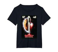 Vendredi 13, Halloween Design Jason est de Retour T-Shirt, Femme Grandes Tailles, Noir, 2X
