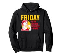Vendredi est Mon deuxième Mot F préféré (Graphique Amusant) Sweat à Capuche