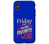 Vendredi est Mon Mot F préféré Coque pour iPhone X/XS