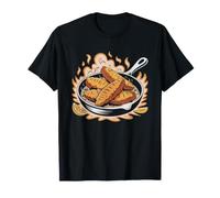 Vendredi Friture De Poisson Catholique du Midwest Careme T-Shirt