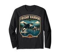 Vendredi Harbor Washington Coastal Adventure Vacances en Famille Manche Longue