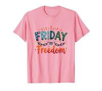 Vendredi = Liberté : Célébrez la libération du Week-End T-Shirt, Homme, Rose, S