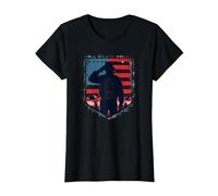 Vendredi Rouge, Terre Patriotique Militaire des Braves Libres T-Shirt, Femme, Noir, S