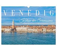 Venedig - Kulisse der Serenissima (Wandkalender 2026 DIN A3 quer), CALVENDO Monatskalender: Venezianischer Zauber in der Lagune.