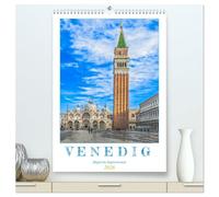 Venedig - Magische Impressionen (hochwertiger Premium Wandkalender 2026 DIN A2 hoch), Kunstdruck in Hochglanz: Venezianischer Zauber der Serenissima.