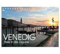 Venedig - Perle in der Lagune (Tischkalender 2026 DIN A5 quer), CALVENDO Monatskalender: Venedig ist eine der schönsten Städte, aber auch ... unbedingt zu erhalten und zu schützen gilt.