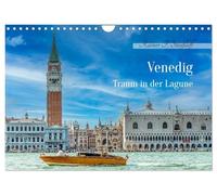 Venedig - Traum in der Lagune (Wandkalender 2026 DIN A4 quer), CALVENDO Monatskalender: Romantische Abende in einer der schönster Städte der Welt