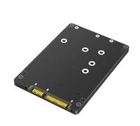 VENEKA 2 en 1 Combine M.2 NGFF Key B et MSATA SSD À 2,5 Pouce SATA3 Adaptateur avec en Plastique pour SSD