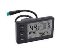 VENEKA 24 V 36 V 48 V 60 V Écran LCD Étanche S866 Panneau de Contrôle Tableau de Bord Affichage pour Vélo Électrique pour Scooter Électrique 5 Broches