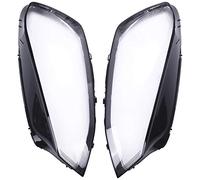 VENEKA 2Pcs Voiture Effacer Phare Couvre-Phare de Remplacement pour Golf 7 Mk7 2014 2015 2016 2017
