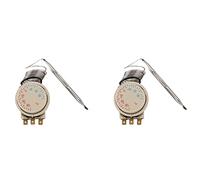 VENEKA 2X Congelateur -30 - + 30 Celsius AC 250 V 16A AC380V Thermostat Capillaire de Temperature