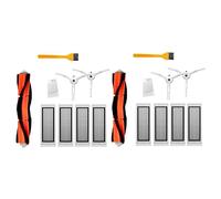 VENEKA 2X Filtre HEPA Brosse Latérale Boîte à Poussière pour 1S MI Robot Aspirateur 2 S50 S51 S5 Aspirateur Pièces Accessoires