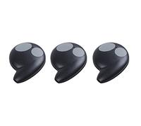 VENEKA 3X 2 Boutons Coque Cle Clef Telecommande Key Pr Cobra Alarm Fob sans Batterie Noire