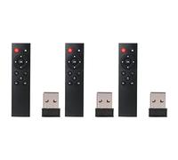 VENEKA 3X Universel 2.4G Clavier Souris Air sans Fil Télécommande pour Android PC Box TV