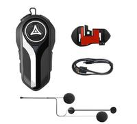 VENEKA BT5.0 Casque de Moto Interphone Interconnexion Casque pour Équitation Imperméable pour Extérieur avec Réduction du Bruit