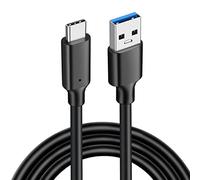 VENEKA Câble USB3.2 10Gbps Type C USB une Vers Type-C 3.2 Transfert de DonnéEs USB C Câble de Disque Dur SSD PD 60W 3A Charge 3.0,1M