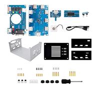 VENEKA Carte mère Mister FPGA 32 Mo + hub USB V2.1 avec kit de boîtier en métal DIY pour Terasic DE10-Nano Mister FPGA (Noir)
