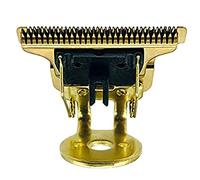 VENEKA Lame de Tondeuse à Cheveux en Forme de T avec Support T9 Lame Tondeuse TêTe de Remplacement TêTe de Tondeuse de Rechange Or