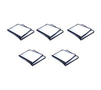 VENEKA Lot de 10 couvertures transparentes pour menu de restaurant format A4 Style café bar 4 pages 8 vues