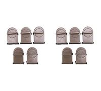 VENEKA Lot de 10 sangles de verrouillage antivol pour porte coulissante