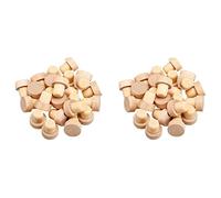 VENEKA Lot de 100 bouchons en liège réutilisables en de T pour bouchon de vin en liège et en caoutchouc