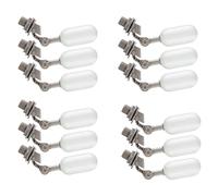 VENEKA Lot de 12 valves flottantes 1/2" avec bras de réglage pour piscine, aquarium (gris)