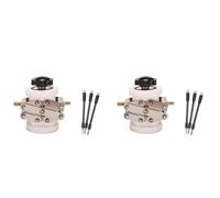 VENEKA Lot de 2 barres de support pour réparation de guitare - Blanc