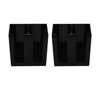 VENEKA Lot de 2 distributeurs de tasses à café et couvercles pour 2 gobelets en papier