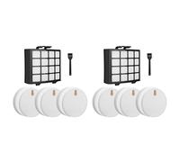 VENEKA Lot de 2 filtres de rechange pour aspirateur vertical DuoClean PowerFin AZ2000, AZ2000W, AZ2002, pièce XFFKAZ2000