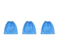 VENEKA Lot de 3 sacs filtrants textiles pour aspirateur MV1 WD1 WD2 WD3 SE4001
