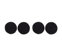 VENEKA Lot de 4 housses de protection en mousse pour écouteurs Noir 50 mm
