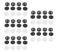 VENEKA Lot de 5 pointes pour haut-parleur - Pieds de support pour platine - À monter soi-même - Clous et coussinets