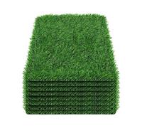 VENEKA Lot de 8 tapis de nichoir pour poules - 30,5 x 30,5 cm - Inserts de nichoir épais en herbe synthétique - Litière réutilisable pour pondre des œufs